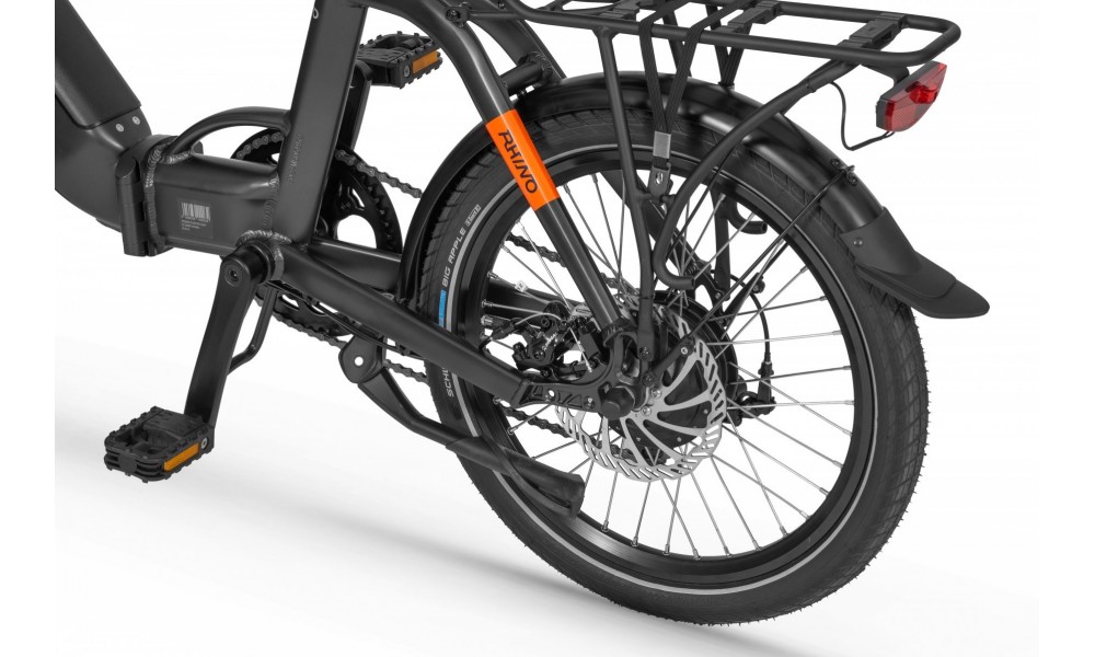 Rower miejski elektryczny Ecobike Rhino Black - czarny
