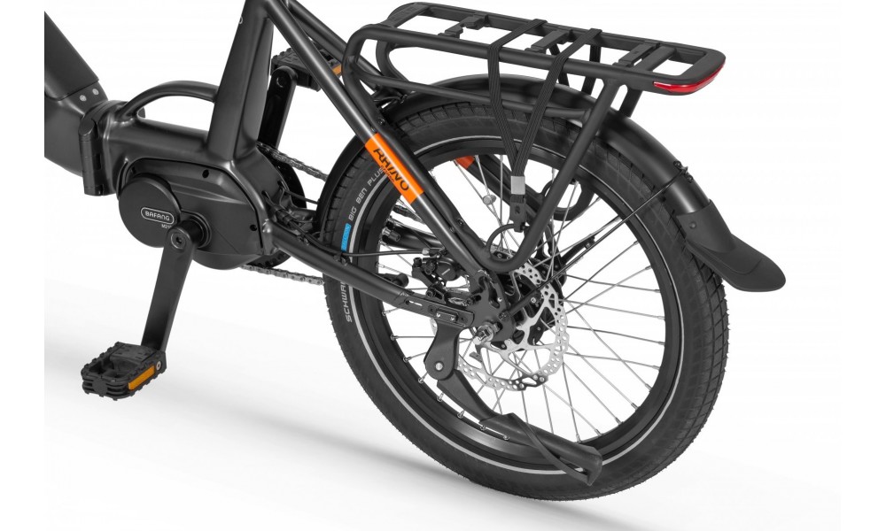 Rower miejski elektryczny Ecobike Rhino Cruise Black - czarny