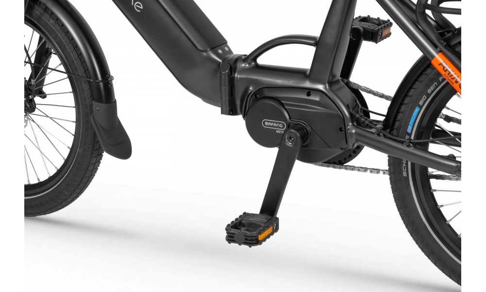 Rower miejski elektryczny Ecobike Rhino Cruise Black - czarny