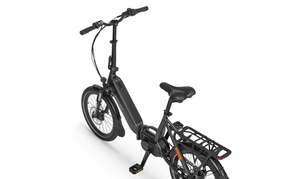 Rower miejski elektryczny Ecobike Rhino Cruise Black - czarny