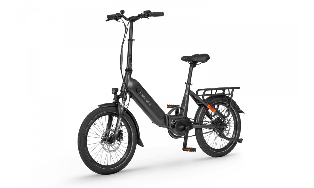Rower miejski elektryczny Ecobike Rhino Cruise Black - czarny