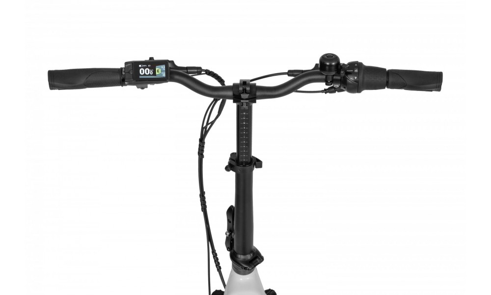 Rower miejski elektryczny Ecobike Rhino Cruise Arctic White - biały