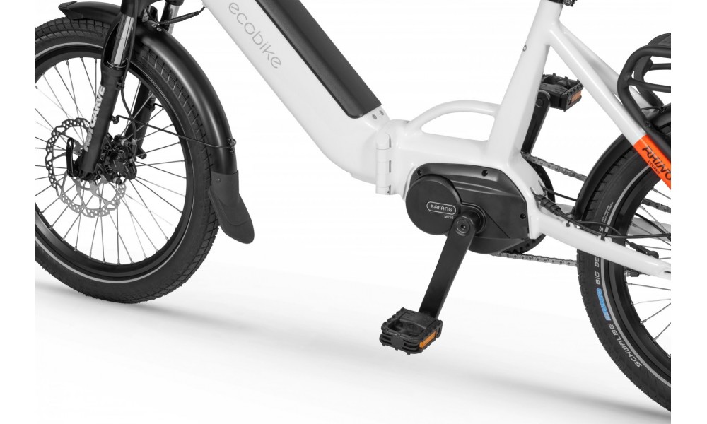 Rower miejski elektryczny Ecobike Rhino Cruise Arctic White - biały