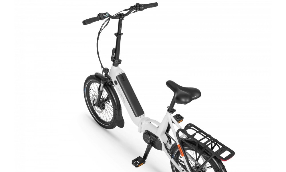 Rower miejski elektryczny Ecobike Rhino Cruise Arctic White - biały