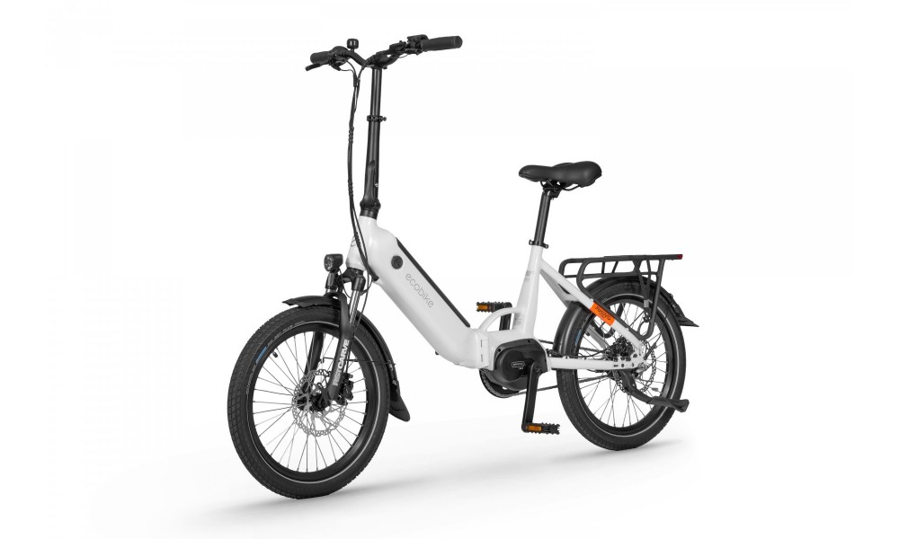 Rower miejski elektryczny Ecobike Rhino Cruise Arctic White - biały