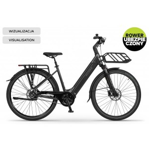 Rower miejski elektryczny Ecobike LX100 Automatic Black - czarny 1