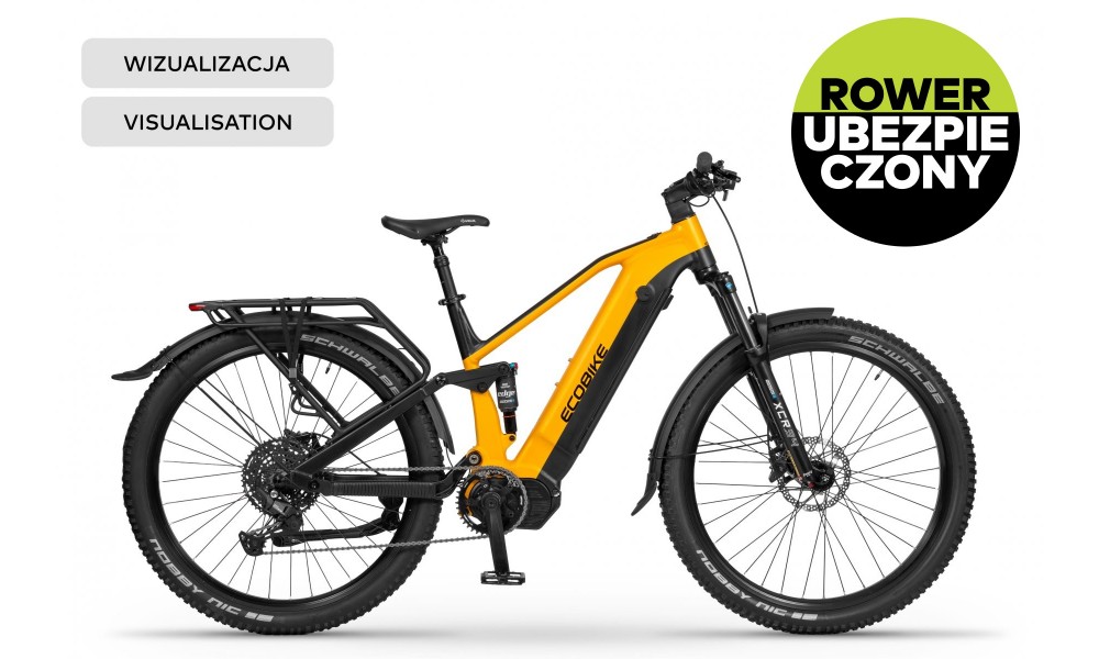 Rower górski elektryczny Ecobike RX500 MAX Yellow SUV - żółty