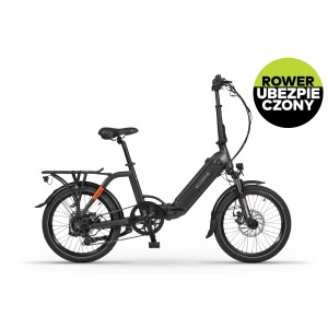 Rower miejski elektryczny Ecobike Rhino Black - czarny 1