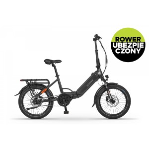 Rower miejski elektryczny Ecobike Rhino Cruise Black - czarny 1