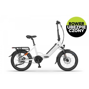 Rower miejski elektryczny Ecobike Rhino Cruise Arctic White - biały 1