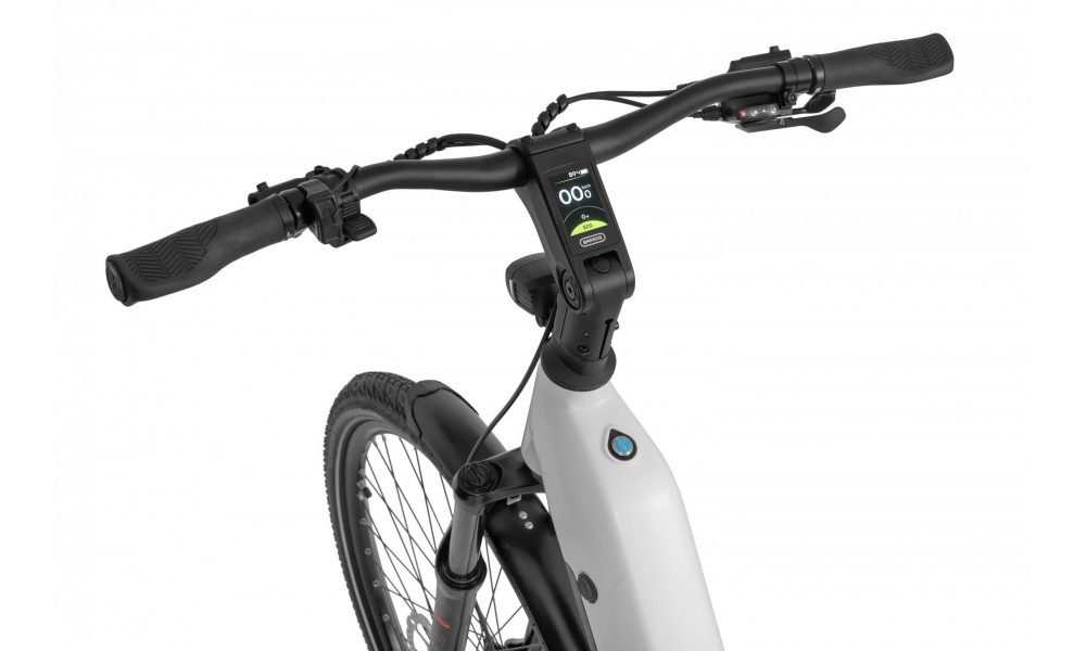 Rower trekkingowy elektryczny Ecobike LX300 White - biały