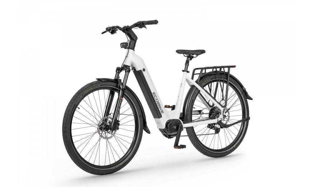 Rower trekkingowy elektryczny Ecobike LX300 White - biały
