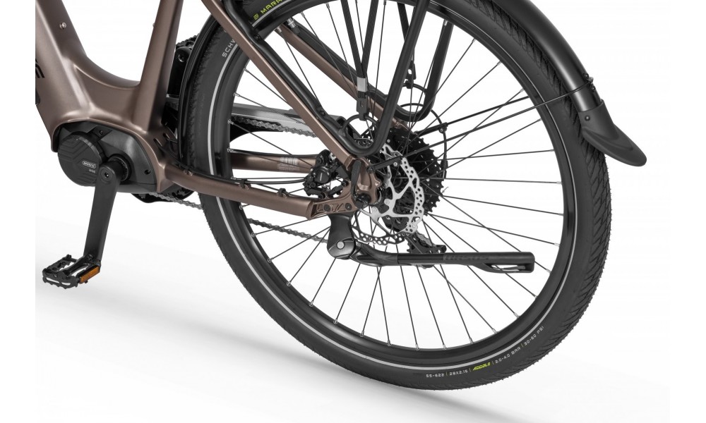 Rower trekkingowy elektryczny Ecobike LX300 Onyx - grafitowy