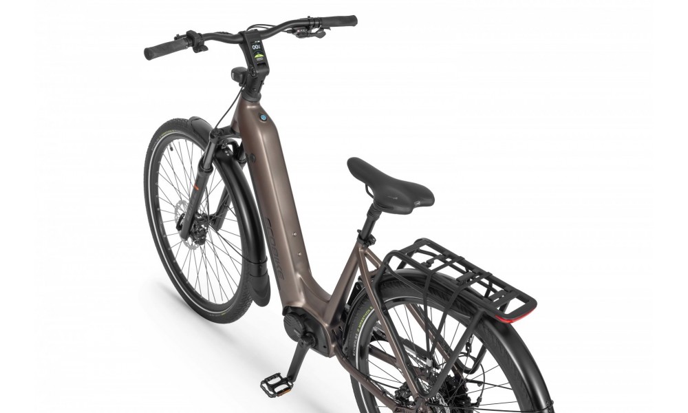 Rower trekkingowy elektryczny Ecobike LX300 Onyx - grafitowy