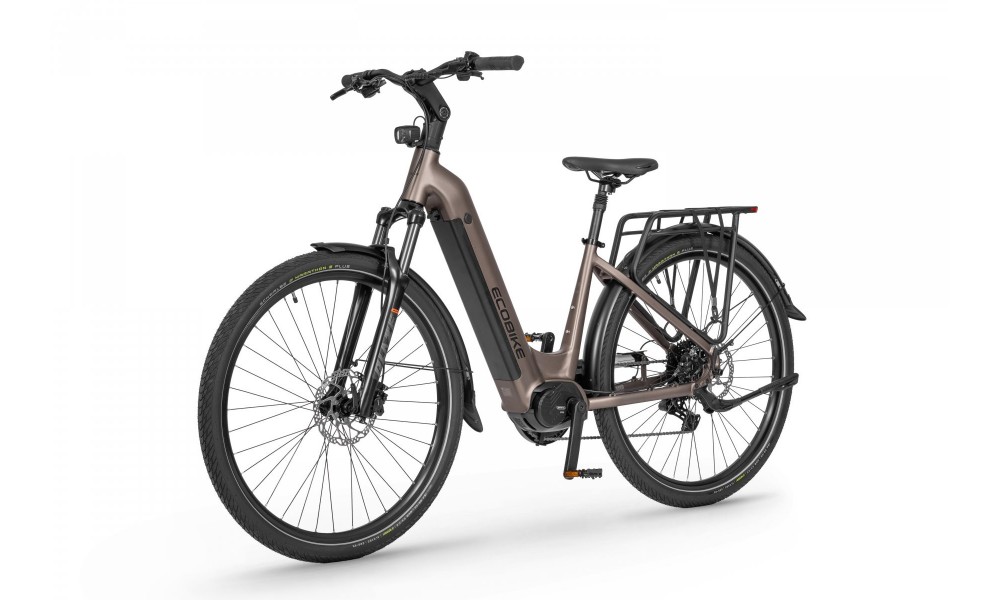 Rower trekkingowy elektryczny Ecobike LX300 Onyx - grafitowy