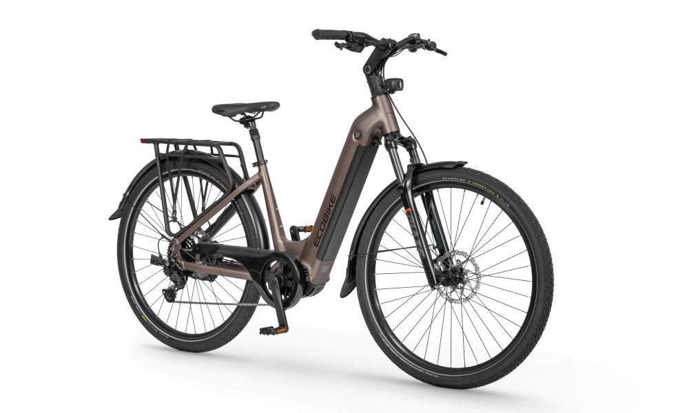 Rower trekkingowy elektryczny Ecobike LX300 Onyx - grafitowy