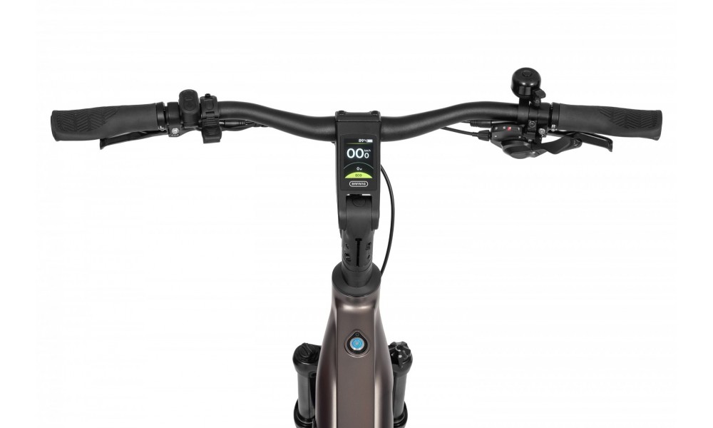 Rower trekkingowy elektryczny Ecobike MX300 Golden Grey - szary