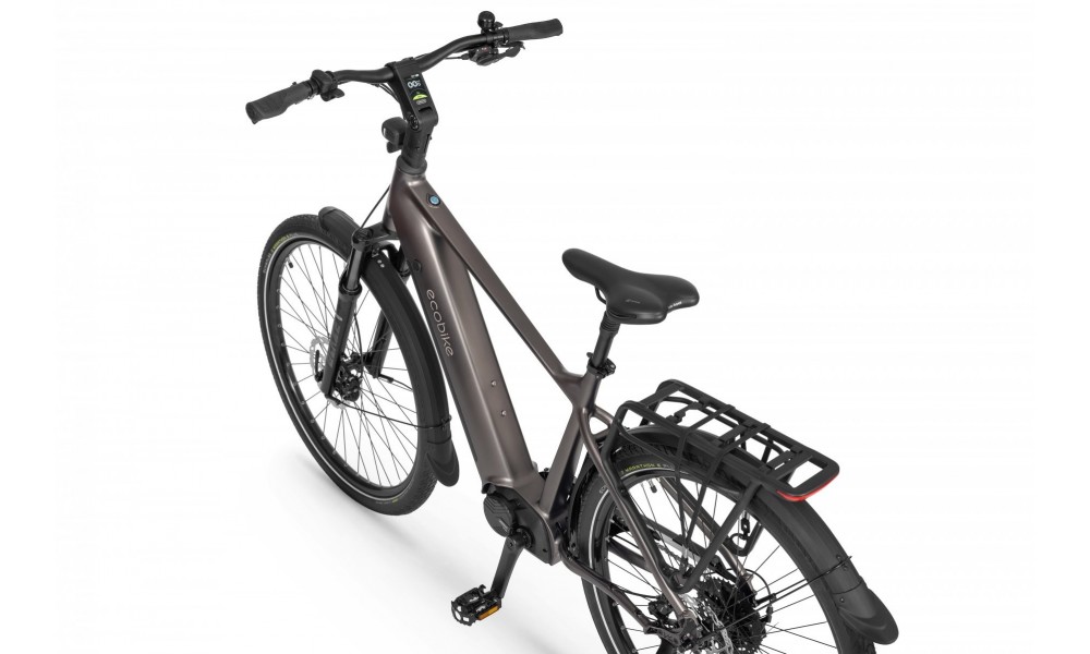 Rower trekkingowy elektryczny Ecobike MX300 Golden Grey - szary