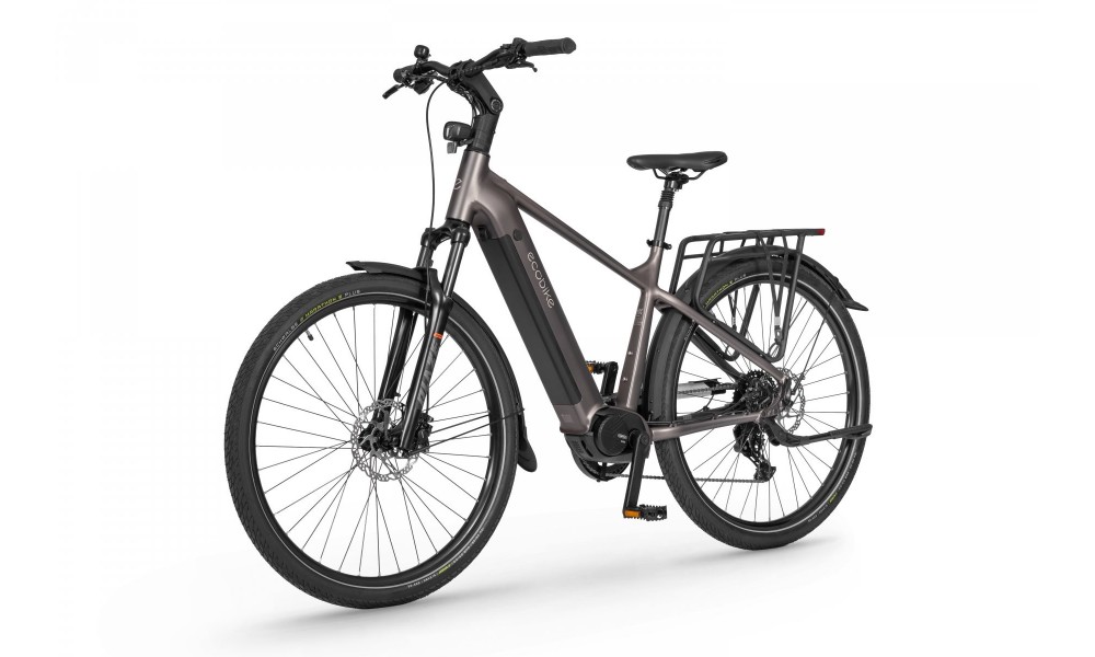 Rower trekkingowy elektryczny Ecobike MX300 Golden Grey - szary