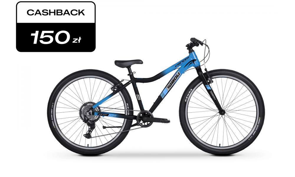 Rower młodzieżowy Tabou Venom Lite 27,5 2025 - niebiesko-czarny