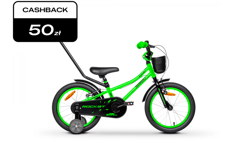 Rower dziecięcy Tabou Rocket AL 12 026 - zielono-szary