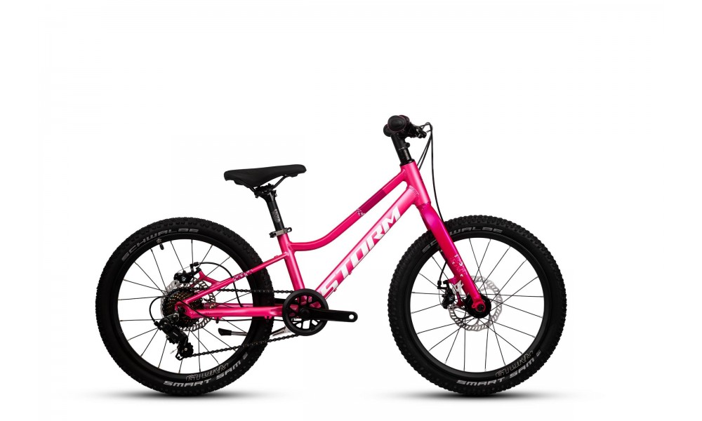 Rower dziecięcy Storm Bella 20 2MD - ciemnoróżowy