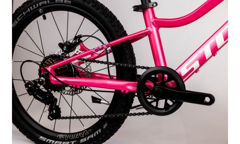 Rower dziecięcy Storm Bella 20 2MD - ciemnoróżowy