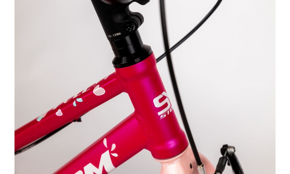 Rower dziecięcy Storm Polly 16 Light - ciemnoróżowy