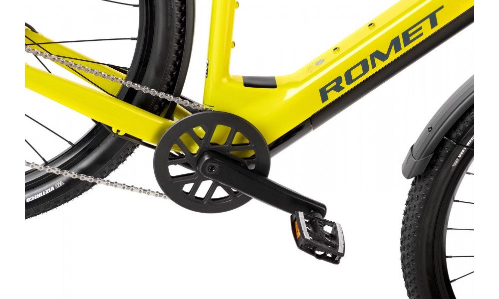 Rower crossowy elektryczny ROMET e-Modeco SUV 1.0 026 - limonkowy