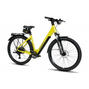 Rower crossowy elektryczny ROMET e-Modeco SUV 1.0 026 - limonkowy 2