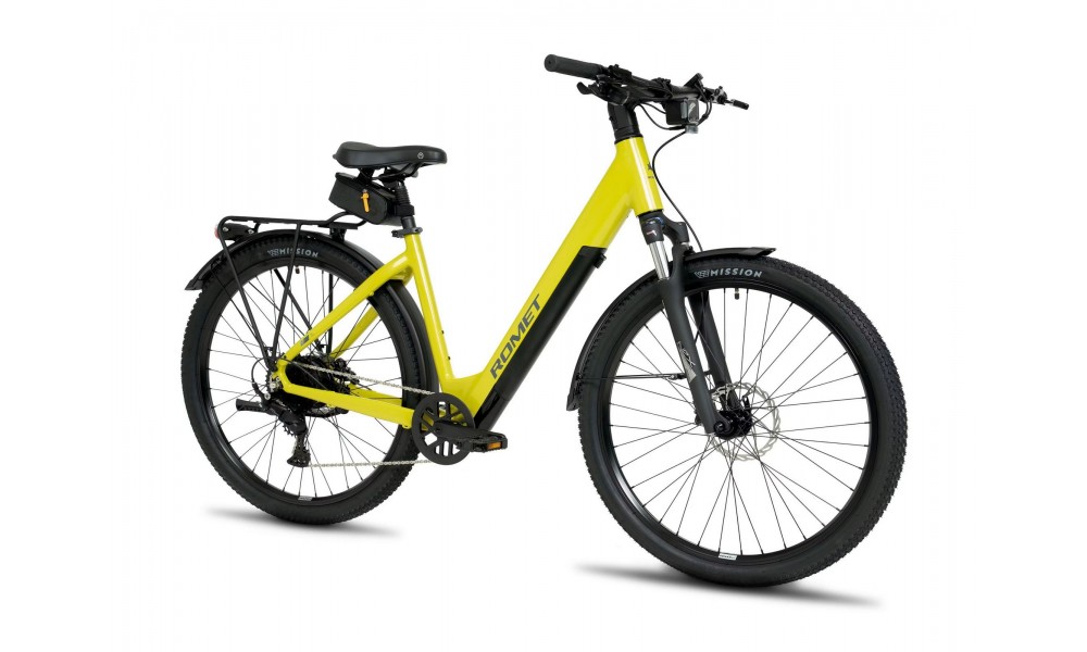 Rower crossowy elektryczny ROMET e-Modeco SUV 1.0 026 - limonkowy