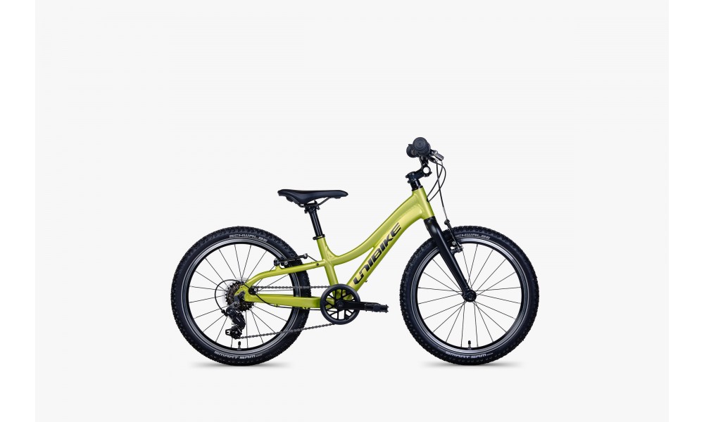 Rower dziecięcy Unibike Twist 026 - limonkowy