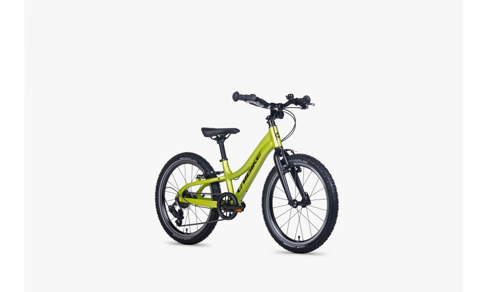 Rower dziecięcy Unibike Twist 026 - limonkowy