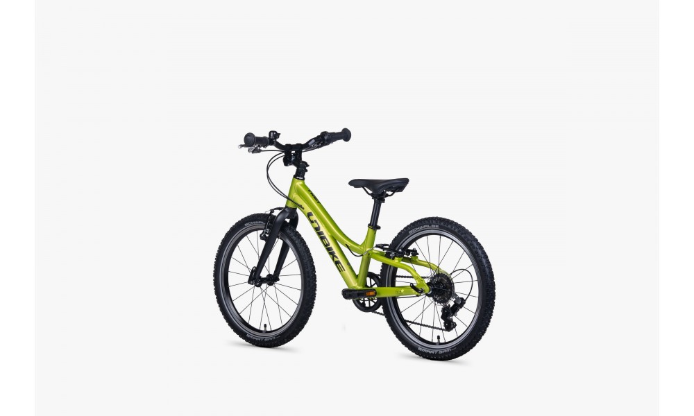 Rower dziecięcy Unibike Twist 026 - limonkowy