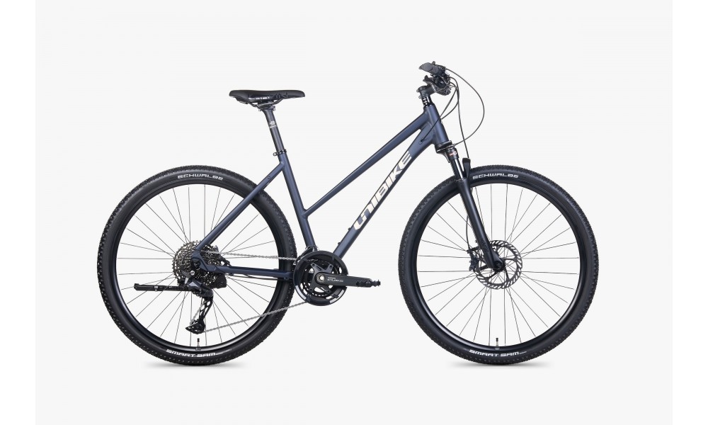 Rower crossowy Unibike Zethos Lady 026 - granatowy