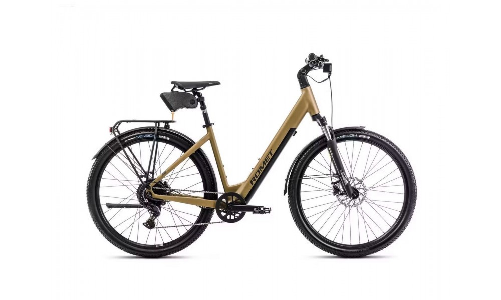 Rower crossowy elektryczny ROMET e-Modeco SUV 1.0 026 - złoty