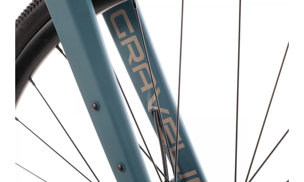 Rower gravel Romet Aspre 2 Wersja B - beżowo-zielony