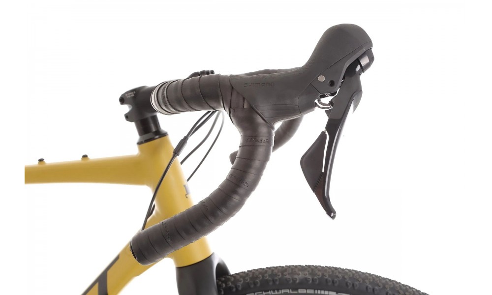 Rower gravel Romet Aspre 2 Wersja B - ciemnożółto-czarny