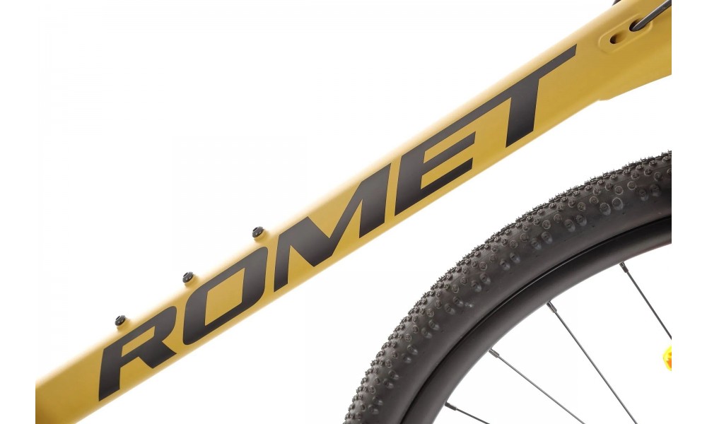 Rower gravel Romet Aspre 2 Wersja B - ciemnożółto-czarny