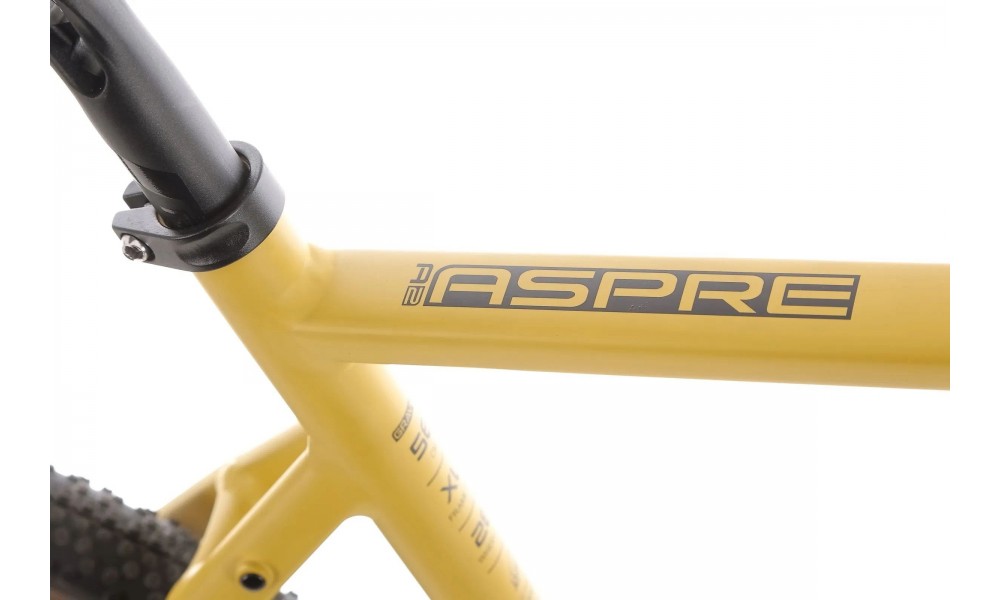 Rower gravel Romet Aspre 2 Wersja B - ciemnożółto-czarny