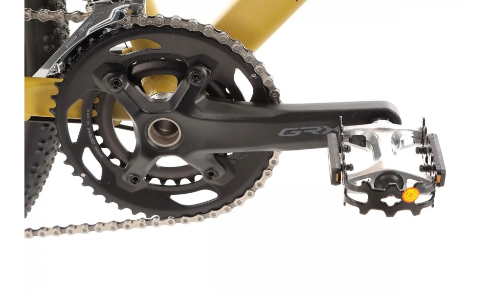 Rower gravel Romet Aspre 2 Wersja B - ciemnożółto-czarny