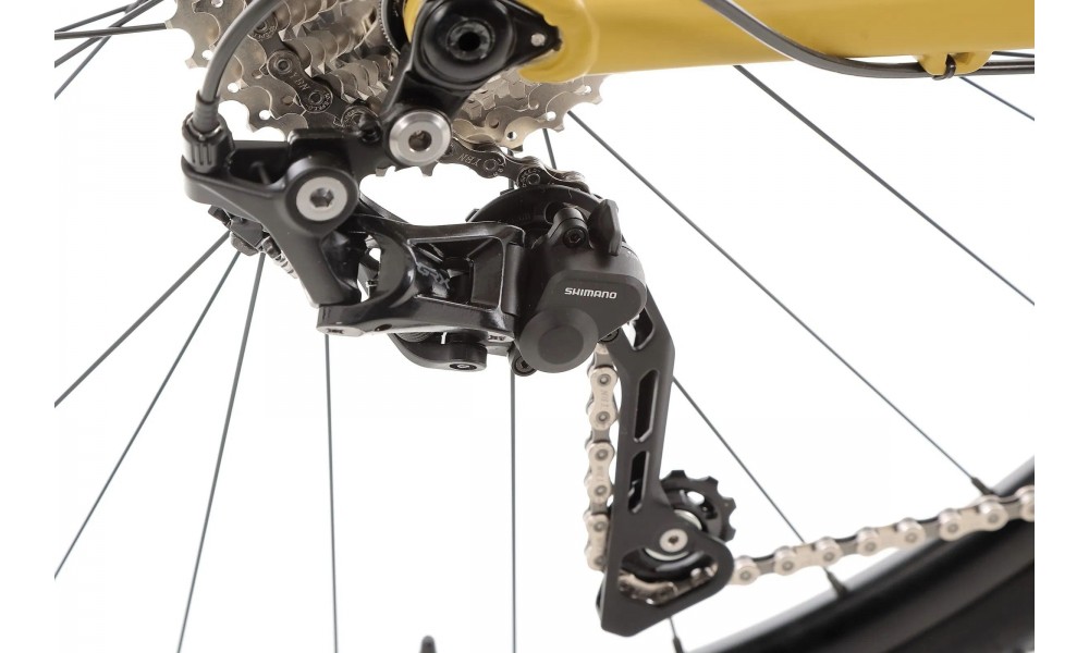 Rower gravel Romet Aspre 2 Wersja B - ciemnożółto-czarny