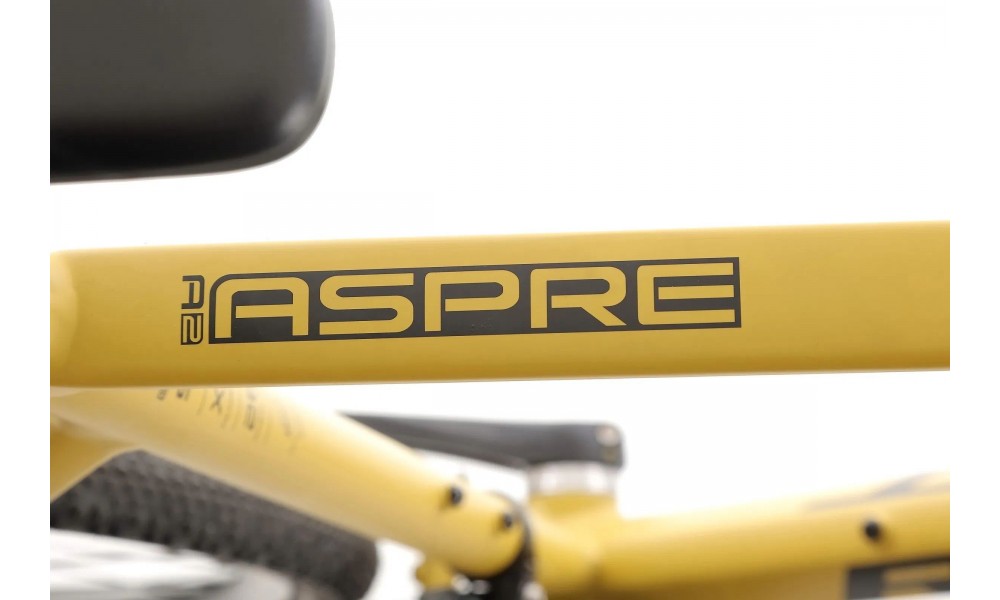 Rower gravel Romet Aspre 2 Wersja B - ciemnożółto-czarny
