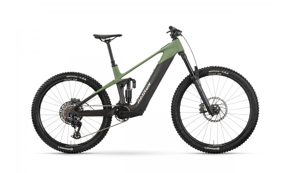 Rower górski elektryczny R-Raymon Tarok  Pro - szaro-zielony