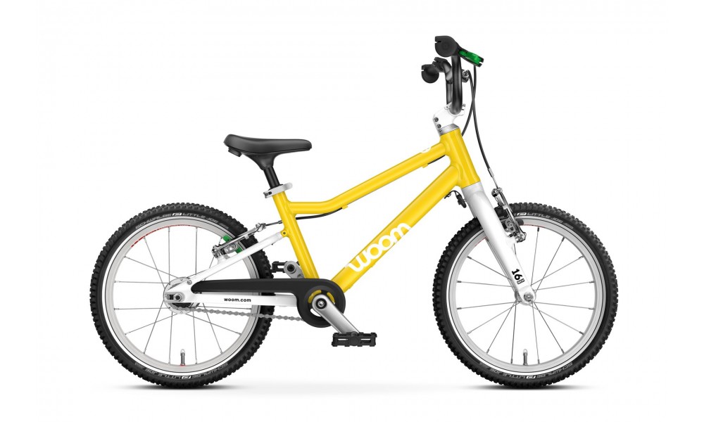 Rower dziecięcy Woom GO 3 16" AUTOMAGIC - żółty