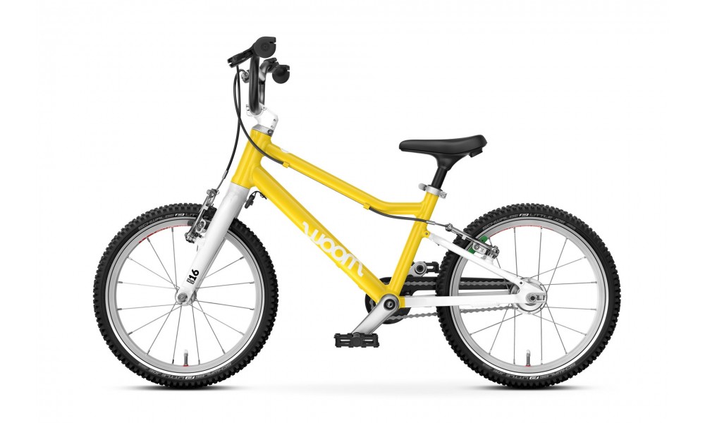Rower dziecięcy Woom GO 3 16" AUTOMAGIC - żółty