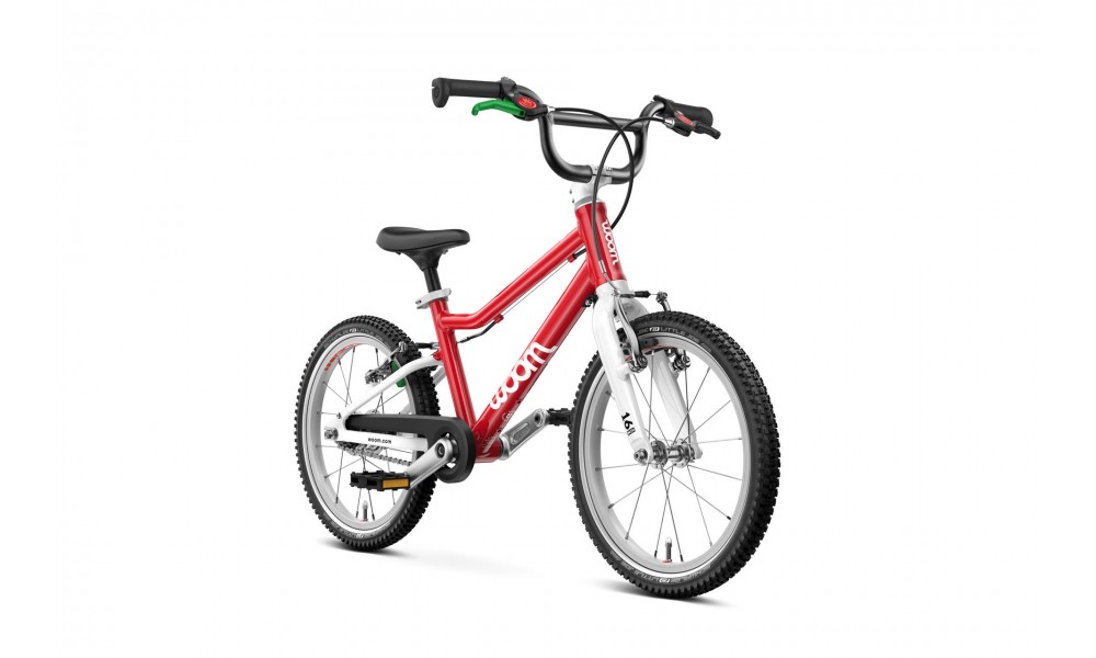 Rower dziecięcy Woom GO 3 16" AUTOMAGIC - czerwony