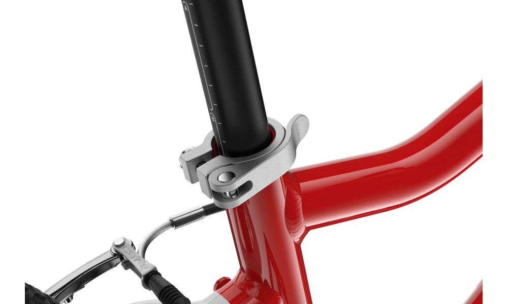 Rower dziecięcy Woom GO 3 16" AUTOMAGIC - czerwony