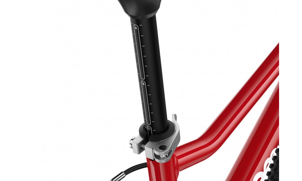 Rower dziecięcy Woom GO 3 16" AUTOMAGIC - czerwony