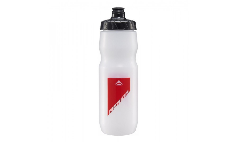 Bidon Merida 800ml z osłoną BT-MD168 - przezroczysto-czerwony